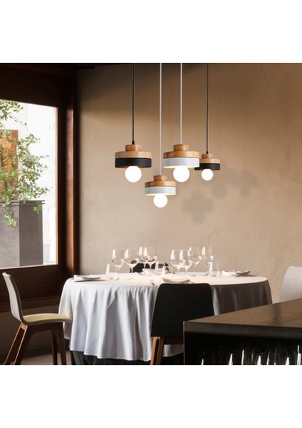 Modern Ahşap Kolye Tavan Işık Nordic Yuvarlak Kare Süspansiyon Cafe Için Asılı Aydınlatma Armatür-1 (Yurt Dışından) fırsatları