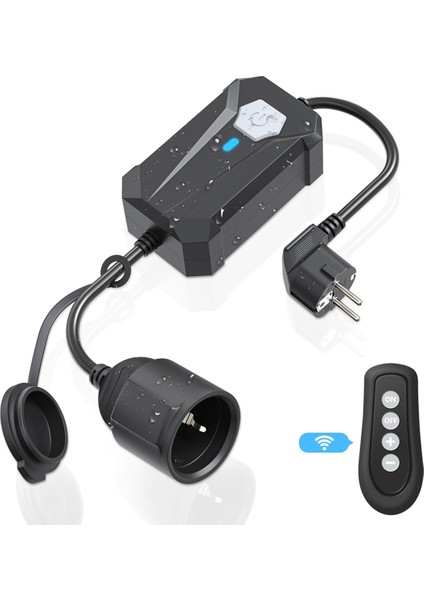 Akıllı Dimmer Soketi, Peri Işıkları, Led, Ampuller, Halojen Lambalar Için Wifi Dış Mekan Dimmer, Wi-Fi Veya Bluetooth Gerektirir, Ab Fişi (Yurt Dışından)