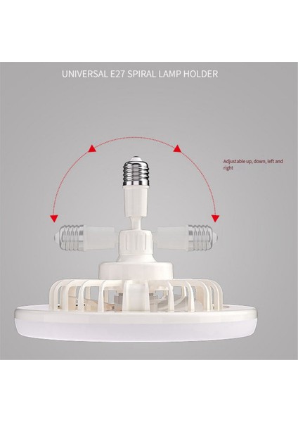 Uzaktan Kumandalı ve Işıklı Tavan Vantilatörleri Lamba Fanı E27 Dönüştürücü Tabanı Yatak Odası Oturma Odası Için Akıllı Sessiz Tavan Vantilatörleri (Yurt Dışından) modelleri