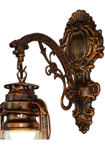 Vintage LED Duvar Lambası Ahır Feneri Retro Kömür Yağı Duvar Lambası Avrupa Antik Stili (Yurt Dışından)