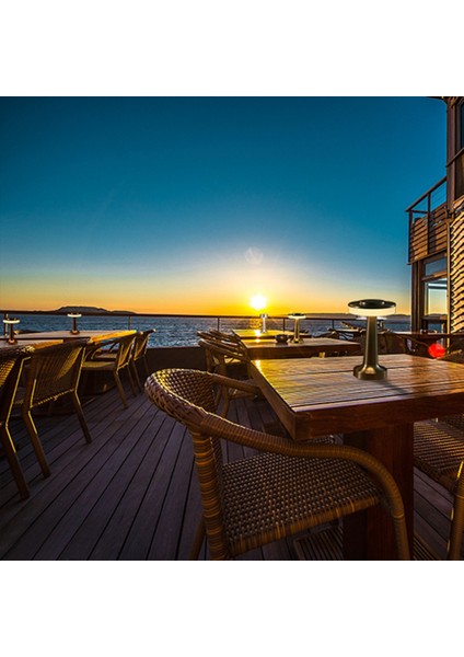Dokunmatik LED Şarj Edilebilir Masa Lambası Yemek Masası Otel Masası Lambası Açık Küçük Gece Lambası Dekoratif Masa Lambası, Altın (Yurt Dışından)