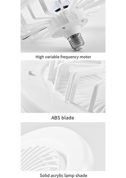 Tavan Vantilatörü Işıklı ve Uzaktan Kumandalı Tavan Vantilatörleri E27 Kapalı Tavan Vantilatörleri Işıklı Yetişkin Çocuklar Oturma Odası Yatak Odası B (Yurt Dışından) fiyatları