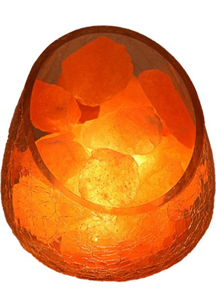 Himalayalar Kristal Tuz Lambası Buz Kırık Cam Tuz Lambası Başucu Lambası Moda Gece Lambası Karartma Masa Lambası Abd Plug (Yurt Dışından)