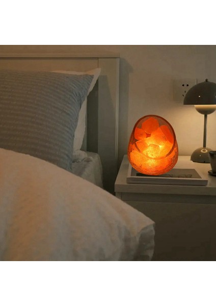 Himalayalar Kristal Tuz Lambası Buz Kırık Cam Tuz Lambası Başucu Lambası Moda Gece Lambası Karartma Masa Lambası Abd Plug (Yurt Dışından) fırsatları