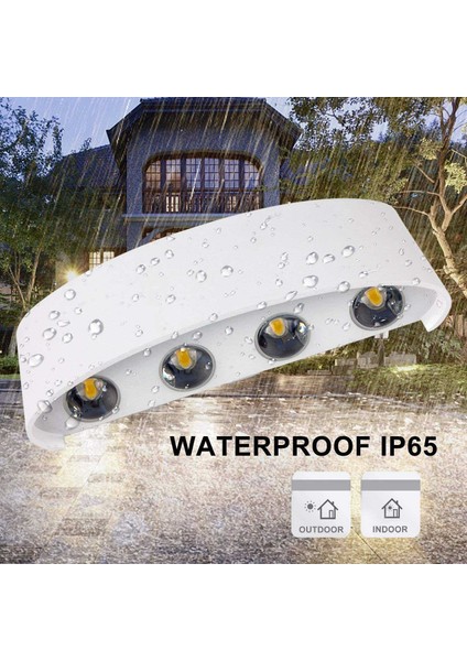 8 W LED Duvar Lambası Kapalı Açık Işık Modern Alüminyum Duvar Lambası Banyo Oturma Odası Yatak Odası Koridor Için Sıcak Işık (Yurt Dışından) fırsatları