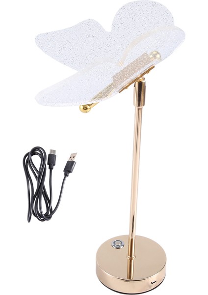 Kelebek Masa Lambası Iç Aydınlatma Düğmesi Ev Dekorasyonu Yatak Odası Başucu Oturma Odası Masa Lambası Dokunmatik Şarj Modeli (Yurt Dışından) fiyatları