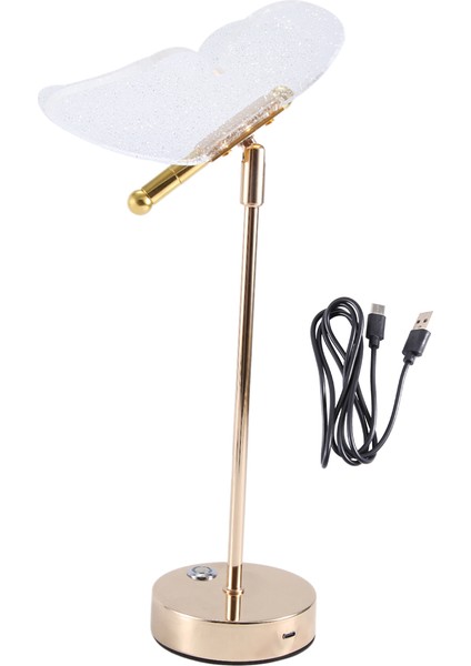 Kelebek Masa Lambası Iç Aydınlatma Düğmesi Ev Dekorasyonu Yatak Odası Başucu Oturma Odası Masa Lambası Dokunmatik Şarj Modeli (Yurt Dışından) modelleri