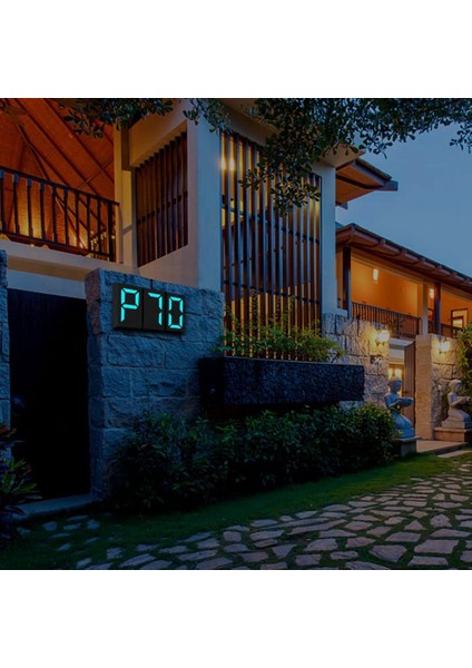 Dış Mekan LED Güneş Enerjili Işıklar Için Güneş Dış Adres Işığı Ev Numarası Açık Posta Kutusu Işık-B Için Dıy Numarası (Yurt Dışından) modelleri