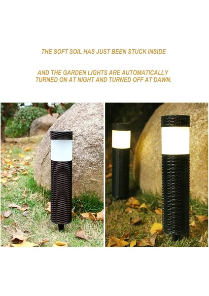 2 Paket Güneş Enerjili Yol Işıkları Açık Hava, LED Dekoratif Peyzaj Aydınlatması, Bahçe Işıkları Yol Geçit Bahçe Sıcak Işık (Yurt Dışından) modelleri