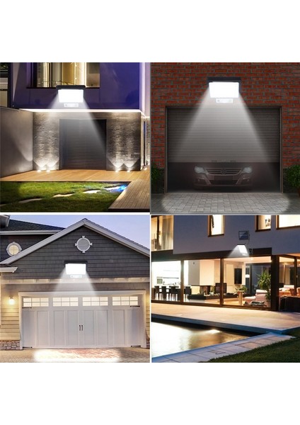 LED Güneş Bölünmüş Duvar Lambası 3 Mod Su Geçirmez Hareket Sensörü Lambalar Uzaktan Kumanda ile Bahçe Sokak Aydınlatma Güneş Lambası (Yurt Dışından)
