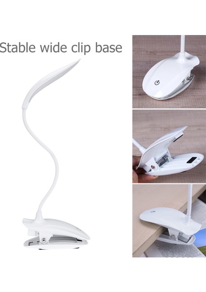 Mavi Masa Lambası USB LED Masa Lambası 16 LED Masa Lambası Klip Yatak Okuma Kitabı Işık LED Masa Lambası (Yurt Dışından)