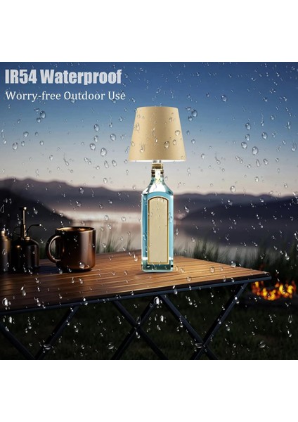 Kablosuz Şişe Lambası 3 Renkli Şarj Edilebilir Dokunmatik Kısılabilir LED Şarap Şişesi Işıkları Iç Mekan Dış Mekan Restoranlar ve Lar Için (Yurt Dışından) fırsatları