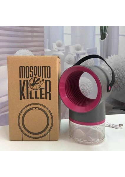 Sivrisinek Katili, LED Sivrisinek Katili Lamba Taşınabilir USB LED Uv Böcek Öldürücü Koyu Gri (Yurt Dışından)