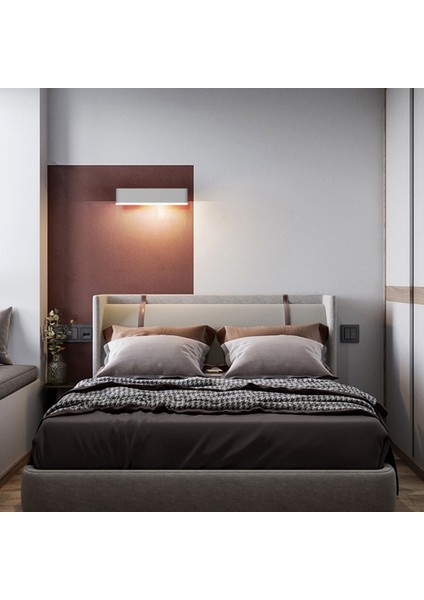 Başucu Lambası Duvar Lambası Oturma Odası Koridor Merdiven Lambası Modern Minimalist Iskandinav Işık Lüks Arka Plan Duvar Lambası, A (Yurt Dışından)