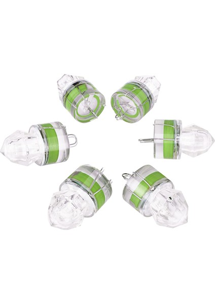 10 Adet Mini LED Su Geçirmez Balıkçılık Yemi Işığı Kalamar Balıkçılık Yemleri Yem Derin Damla Sualtı Balık Yemi Lambası, Yeşil (Yurt Dışından)