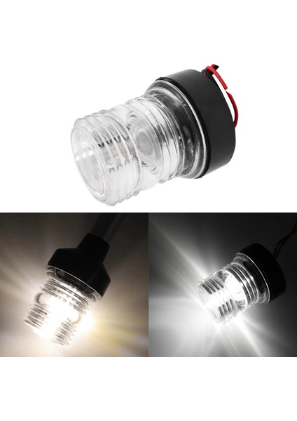 Tekne Yat Için LED Navigasyon Işığı Her Yerde 360 ° Su Geçirmez Deniz Çapa Lambası Tekne Aksesuarları (Yurt Dışından)
