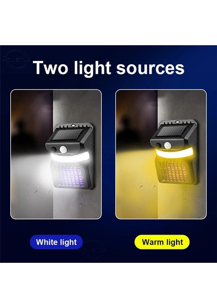2 Paket Sivrisinek Önleyici Güneş Enerjili Açık Hava Işıkları, Güneş Enerjili Güvenlik Işıkları Güneş Enerjili Hareket Sensörü IP65 Su Geçirmez Işıklar (Yurt Dışından) indirimleri