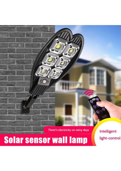 108COB Güneş LED Sokak Lambası Su Geçirmez Uzaktan Kumanda Pır Hareket Sensörü Bahçe Güvenlik Duvar Lambası Için Güneş Lambası (Yurt Dışından)