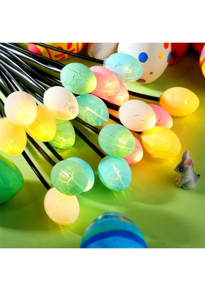 Paskalya Dekorasyonları Için 2 Paket 10 LED Paskalya Yumurtaları, Paskalya Dekor Bahçe Işıkları Dekoratif Güneş Enerjili Işıklar, Dinozor Yumurta Işıkları (Yurt Dışından) fiyatları