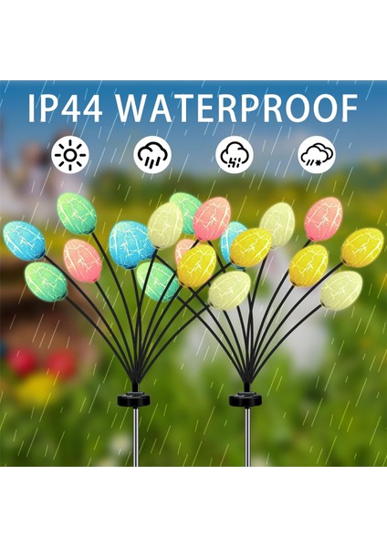 Paskalya Dekorasyonları Için 2 Paket 10 LED Paskalya Yumurtaları, Paskalya Dekor Bahçe Işıkları Dekoratif Güneş Enerjili Işıklar, Dinozor Yumurta Işıkları (Yurt Dışından) fırsatları