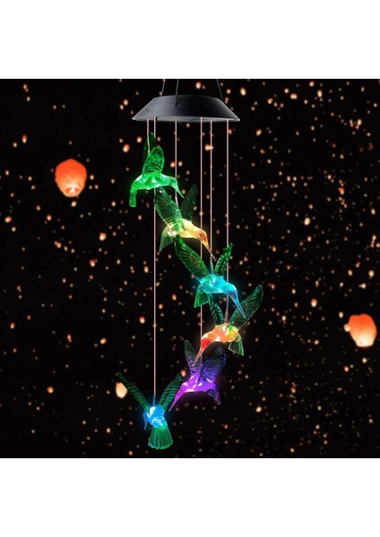 LED Güneş Rüzgar Ahenge Lambası Kuş Rüzgar Ahenge Lamba Kolye Rüzgar Ahenge Dekoratif Lamba Renk Değiştiren Lamba Güneş Lambası (Yurt Dışından) fırsatları