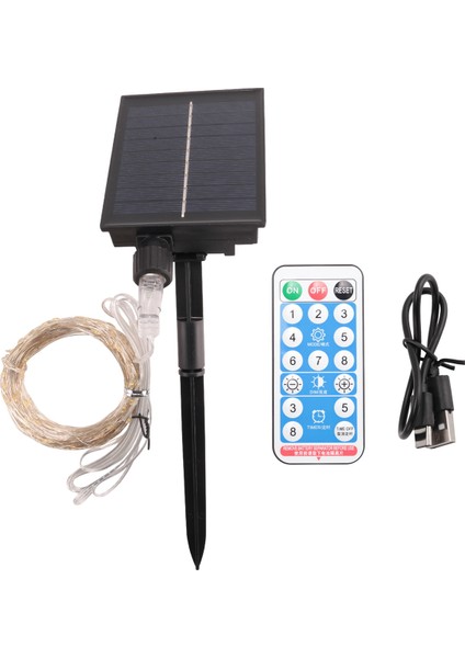 Güneş Halat Işık Su Geçirmez IP65 300 Leds Dış Mekan LED Güneş Enerjili Dış Mekan Işıkları Parti Bahçe Yard Ev B Için (Yurt Dışından) fırsatları