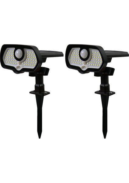 Güneş Spot Işıkları Açık Güneş Işıkları Güneş Peyzaj Spot Su Geçirmez Yard Yolu Bahçe Için Ayarlanabilir 2 Adet (Yurt Dışından)