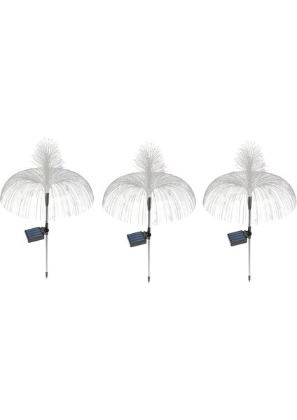 Güneş Bahçe Işıkları Açık Hava Dekoratif Su Geçirmez, Güneş Bahçe Işığı Dış Dekorasyon Renk Değiştiren, 3'lü Paket (Yurt Dışından)