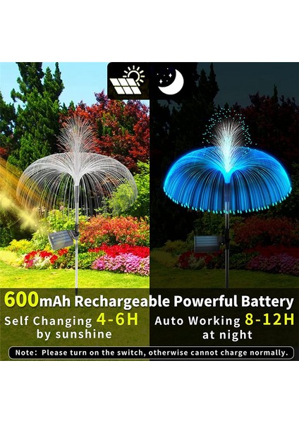 Güneş Bahçe Işıkları Açık Hava Dekoratif Su Geçirmez, Güneş Bahçe Işığı Dış Dekorasyon Renk Değiştiren, 3'lü Paket (Yurt Dışından) modelleri