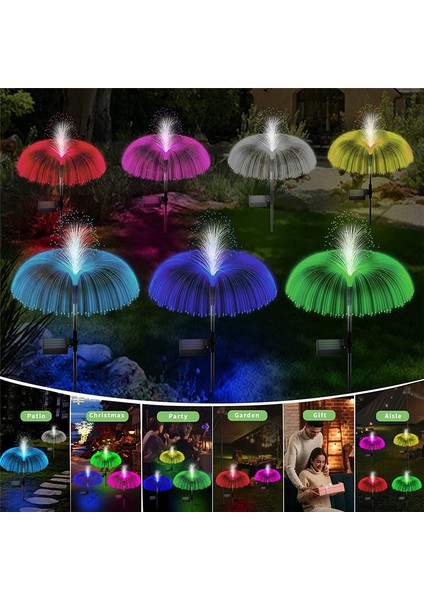 Güneş Bahçe Işıkları Açık Hava Dekoratif Su Geçirmez, Güneş Bahçe Işığı Dış Dekorasyon Renk Değiştiren, 3'lü Paket (Yurt Dışından) indirimleri