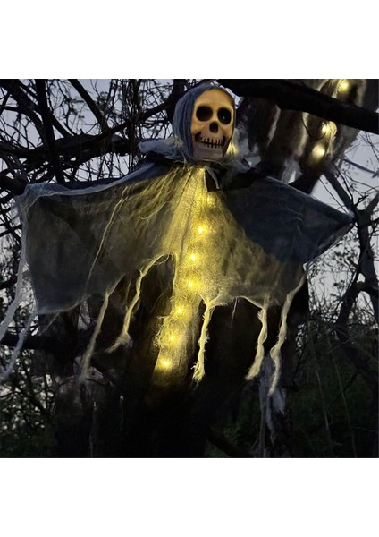 Cadılar Bayramı Asılı Hayalet Komik Bahçe Dekorasyon Işıkları Açık Sahne Düzeni Hayalet Kafatası (Yurt Dışından) fiyatları