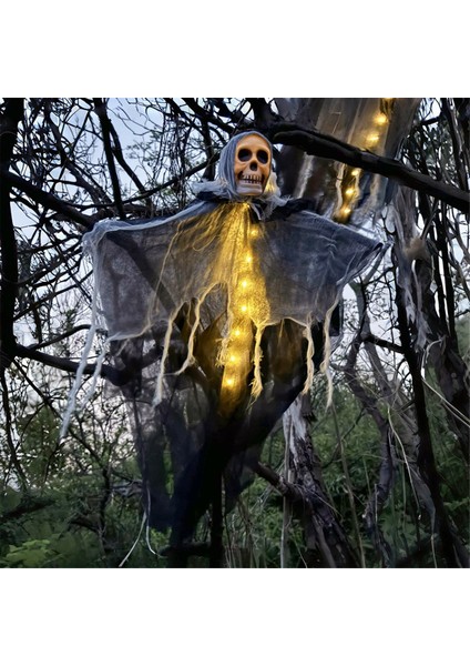 Cadılar Bayramı Asılı Hayalet Komik Bahçe Dekorasyon Işıkları Açık Sahne Düzeni Hayalet Kafatası (Yurt Dışından) modelleri