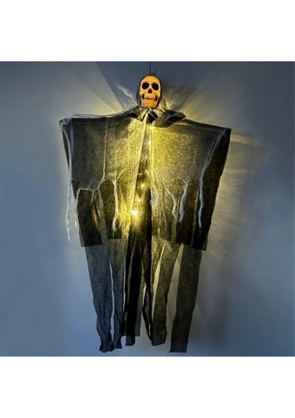 Cadılar Bayramı Asılı Hayalet Komik Bahçe Dekorasyon Işıkları Açık Sahne Düzeni Hayalet Kafatası (Yurt Dışından) fırsatları