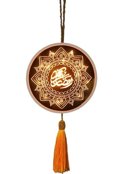 Arap Gece Lambası Ramazan Eid Duvar Aydınlık LED Lamba Müek Müslüman Islam Parti Müek Kuran Asılı Dekorlar Ev Için, C (Yurt Dışından)