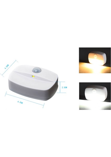 LED Işık Gece Lambası Dolap Altı Dolap Dolap Yatak Odası Mutfak Merdiven Aydınlatma LED Puck Işıkları Sıcak Işık (Yurt Dışından)
