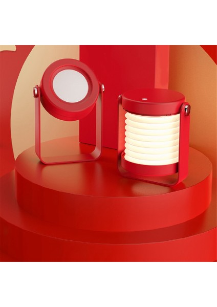 Katlanabilir Dokunmatik Kısılabilir Okuma LED Gece Lambası Taşınabilir Fener Lambası USB Şarj Edilebilir Çocuklar Için Hediye Başucu Yatak Odası (Yurt Dışından)