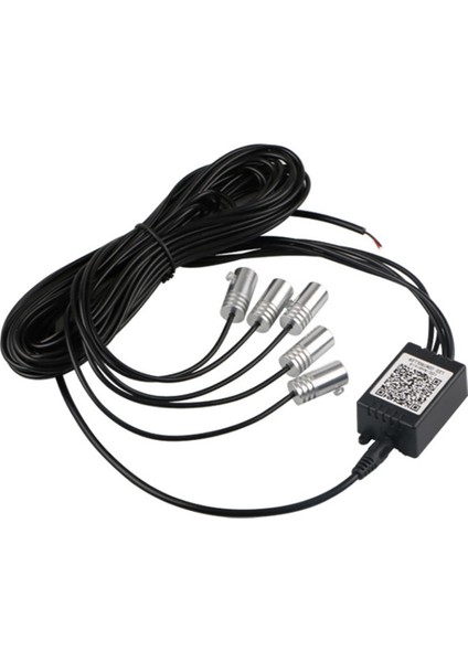Gs-A5 Fiber Optik Atmosfer Ortam Işığı Bir Beş Bluetooth Kablosuz Bluetooth App Kontrolü (Yurt Dışından)