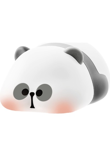 Panda Gece Lambası, Panda Hayvan Lambası Sıkılabilir Lamba, Oda Dekoru Için 3 Seviyeli Kısılabilir Silikon Dokunmatik Gece Lambası (Yurt Dışından)