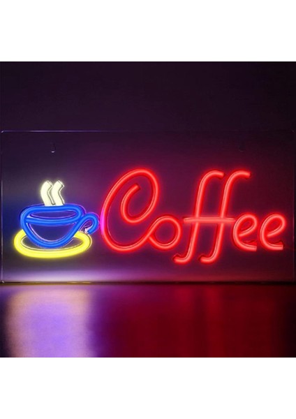 Kahve Neon Burcu USB Powered Kahve Burcu LED Kamp Işık Duvar Dekor Için LED Burcu Restoran Otel Düğün Party-01 (Yurt Dışından)