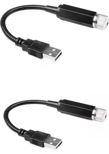 2 Adet Romantik LED Yıldızlı Gece Işıkları 5 V USB Powered Galaxy Yıldız Projektör Işıkları Araba Odası Tavan Dekorasyonu Için (Yurt Dışından)