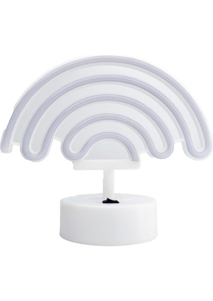 Gökkuşağı Neon Tabela Gökkuşağı Neon Işık, LED Gökkuşağı Lamba Gece Lambası, Usb/pil ile Çalışan Neon Tabela Gökkuşağı Oda Dekoru (Yurt Dışından)