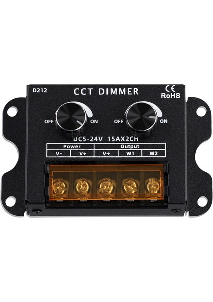 LED Kontrol Cihazı Dc 5-24V 15A Kısılabilir Cct Çift Renk Sıcaklığı LED Şerit Kontrol Cihazı LED Işık Kutusu Tabela (Yurt Dışından) fiyatları