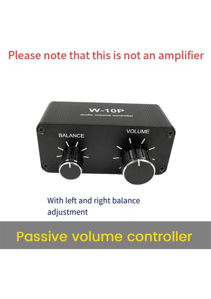 3.5 mm Rca Taşınabilir Ses Denetleyicisi Ön Amplifikatör W-10P Stereo Çift Kanallı Stereo Ses Mini Denge Müzik Ev Ses (Yurt Dışından) indirimleri