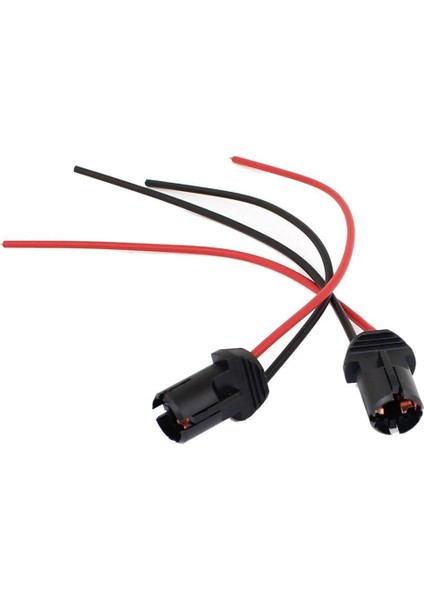 2 Adet T10 W5W 168 194 Araba Farı Ampulü Soket Soket Cam Soket Park Lambası Soketli Konnektör Siyah (Yurt Dışından)