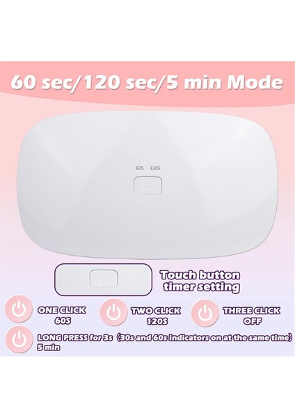 Reçine Uv Lambası, 48W Hızlı Kürlenen Uv/led Reçine Lambası, 30 Adet Çift Işık Kaynağı Lamba Boncuğu ile Uv Reçine Kiti (Yurt Dışından)