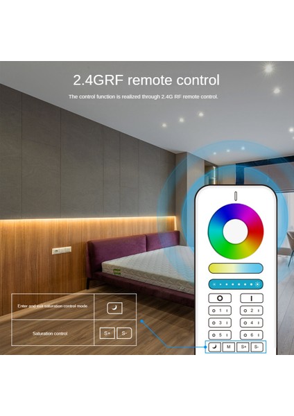 Gledopto Zigbee 3.0 DC12-54V 5'i 1 Arada Rgbcct/rgbw/rgb/cct/dimmer LED Şerit Kontrol Cihazı App/ses/rf Uzaktan Kumanda ile Uyumlu (Yurt Dışından)