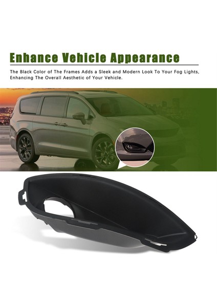 Chrysler Pacifica 2017-2020 Sis Lambası Çerçevesi Sis Lambası Kapağı 68229006AA 68229007AA (Yurt Dışından) modelleri