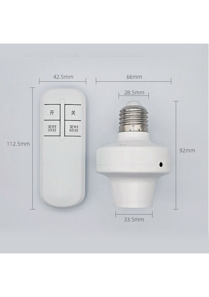 E26 E27 Kablosuz Uzaktan Kumanda Işık Soketi Lamba Tutucu 20M Tabanı Açık/kapalı Akıllı Anahtar Soketi Aralığı Akıllı Cihaz (220V) (Yurt Dışından) fırsatları