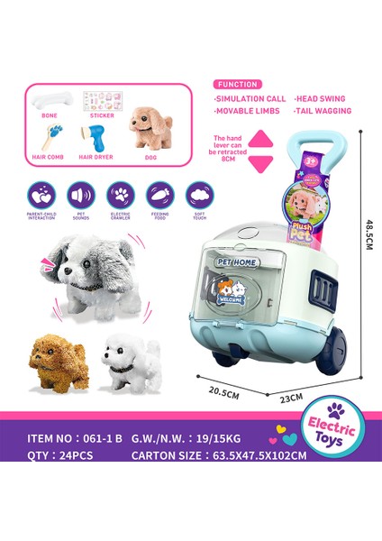 Hupo Elektrikli Peluş Evcil Hayvan Simülasyon Oyuncağı (Yurt Dışından)