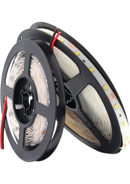 LED Bant Beyaz Taban 5m 300 LED 2835 Yumuşak Işık Şeridi LED Işık Şeridi Monokrom 12V Beyaz (Yurt Dışından)
